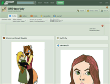 Tablet Screenshot of girs-taco-lady.deviantart.com