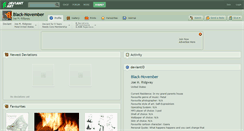 Desktop Screenshot of black-november.deviantart.com