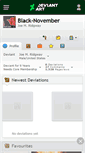 Mobile Screenshot of black-november.deviantart.com