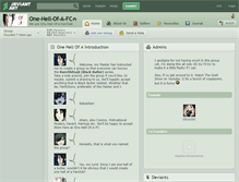 Tablet Screenshot of one-hell-of-a-fc.deviantart.com