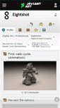 Mobile Screenshot of eightshot.deviantart.com