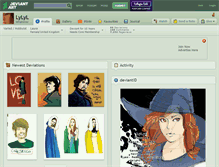 Tablet Screenshot of lylyl.deviantart.com