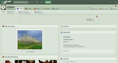 Desktop Screenshot of cristione.deviantart.com