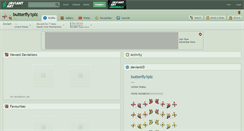 Desktop Screenshot of butterfly1plz.deviantart.com
