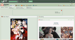 Desktop Screenshot of kymoon.deviantart.com
