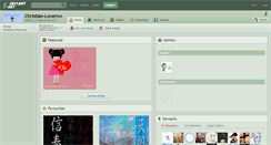 Desktop Screenshot of christian-lovers.deviantart.com