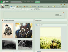 Tablet Screenshot of klibb.deviantart.com