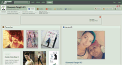 Desktop Screenshot of obsessed-fangirl-x3.deviantart.com