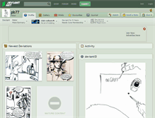 Tablet Screenshot of pb77.deviantart.com