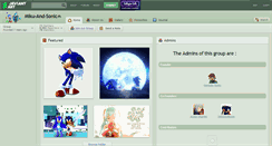 Desktop Screenshot of miku-and-sonic.deviantart.com