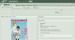Desktop Screenshot of hana-sun.deviantart.com