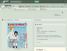 Tablet Screenshot of hana-sun.deviantart.com