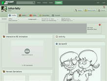 Tablet Screenshot of julius-fatty.deviantart.com