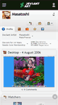 Mobile Screenshot of masatoshi.deviantart.com