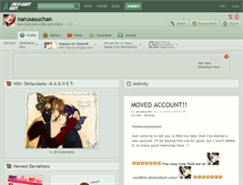 Tablet Screenshot of narusasuchan.deviantart.com