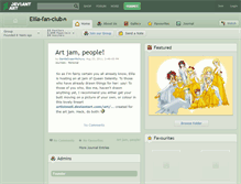 Tablet Screenshot of elila-fan-club.deviantart.com