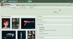 Desktop Screenshot of 3d-fantasy.deviantart.com