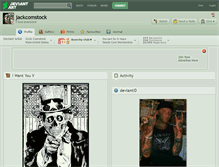 Tablet Screenshot of jackcomstock.deviantart.com