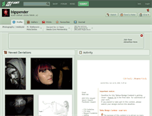 Tablet Screenshot of bigspender.deviantart.com