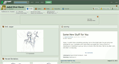 Desktop Screenshot of jaded-silver-raven.deviantart.com