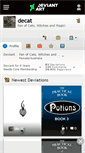 Mobile Screenshot of decat.deviantart.com
