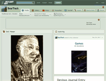 Tablet Screenshot of beartrack.deviantart.com