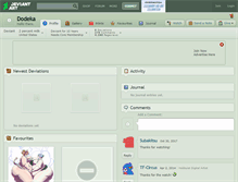Tablet Screenshot of dodeka.deviantart.com