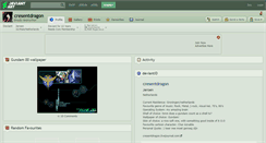 Desktop Screenshot of cresentdragon.deviantart.com