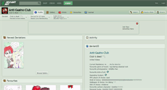 Desktop Screenshot of anti-gaaino-club.deviantart.com