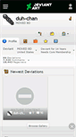Mobile Screenshot of duh-chan.deviantart.com