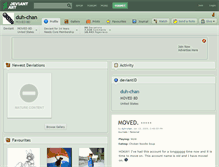 Tablet Screenshot of duh-chan.deviantart.com