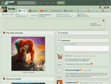 Tablet Screenshot of iluviar.deviantart.com