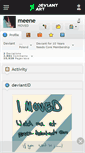 Mobile Screenshot of meene.deviantart.com