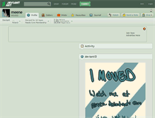 Tablet Screenshot of meene.deviantart.com