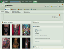 Tablet Screenshot of jobiguanzon.deviantart.com