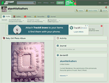 Tablet Screenshot of akawhitefeathers.deviantart.com