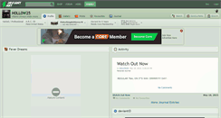 Desktop Screenshot of h0ll0w25.deviantart.com
