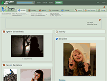 Tablet Screenshot of empsu.deviantart.com