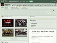 Tablet Screenshot of canonturk.deviantart.com
