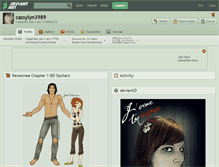 Tablet Screenshot of cassylyn3989.deviantart.com
