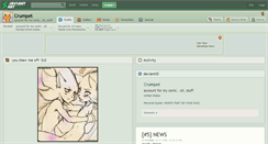 Desktop Screenshot of crumpet.deviantart.com