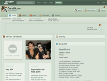 Tablet Screenshot of garethlorn.deviantart.com