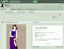 Tablet Screenshot of kameri.deviantart.com