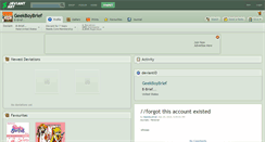 Desktop Screenshot of geekboybrief.deviantart.com