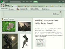 Tablet Screenshot of crevist.deviantart.com