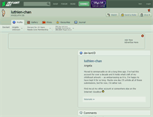 Tablet Screenshot of luthien-chan.deviantart.com