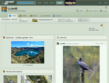 Tablet Screenshot of llukebe.deviantart.com