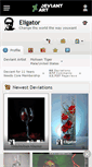 Mobile Screenshot of eligator.deviantart.com