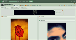 Desktop Screenshot of necroangelical.deviantart.com