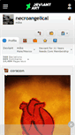 Mobile Screenshot of necroangelical.deviantart.com